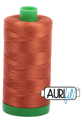 Aurifil Mako 40wt 2-ply Cotton 1000 m 1094 yd. spool - 2390 Cinnamon Toast